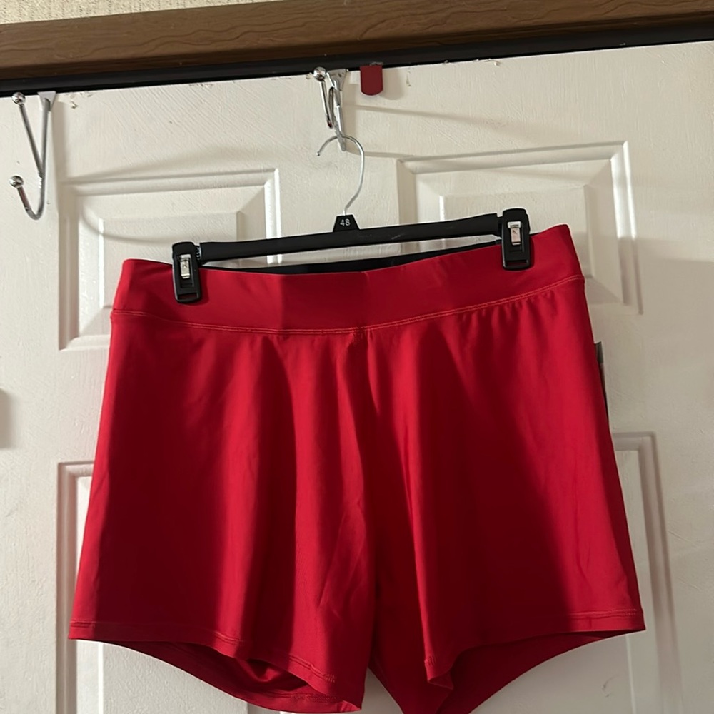 DSG 5" Compression Shorts: RED: NEW WITH TAGS: SIZE 2X